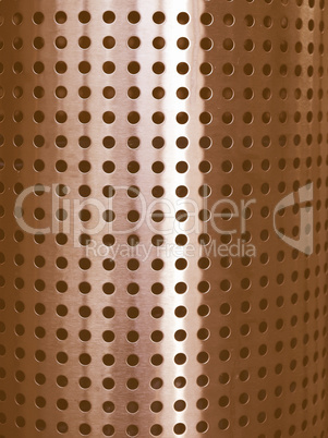 Stainless steel grid mesh vintage