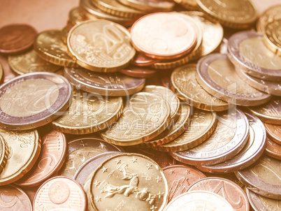 Euro coins vintage Euro coins vintage