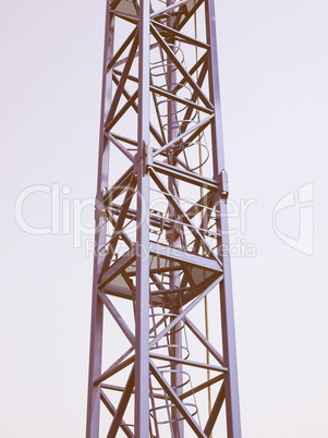 Tower crane vintage