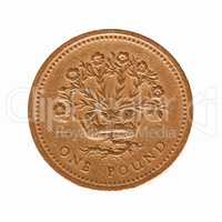 British pound coin vintage