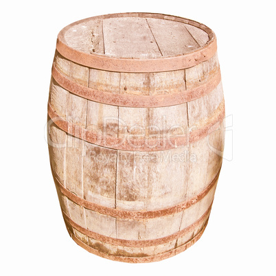 Wooden barrel cask vintage