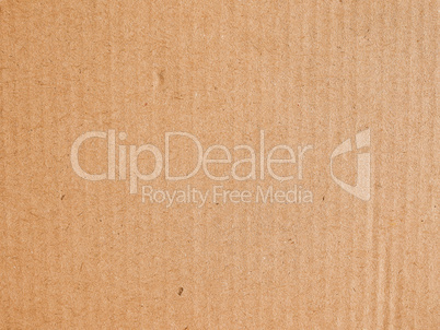 Retro looking Brown corrugated cardboard background