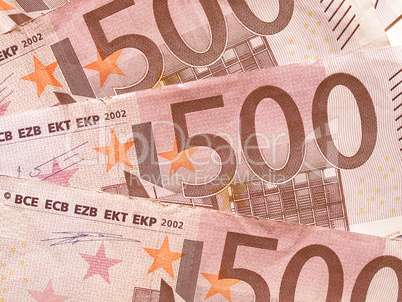 Euro note vintage