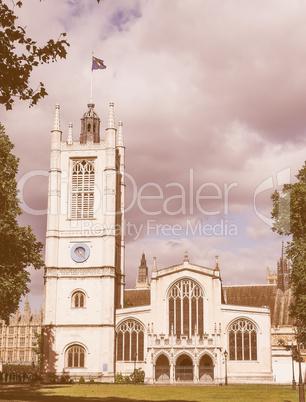 Retro looking St Margaret Church in London