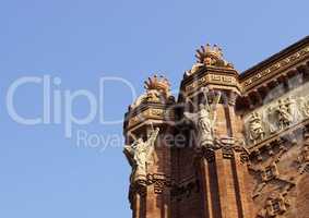 Triumphal arch in Barcelona