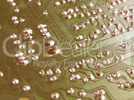 Printed circuit vintage