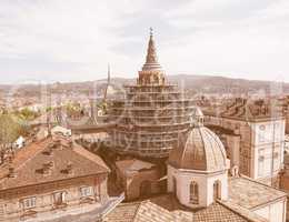 Retro looking Holy Shroud chapel in Turin