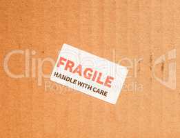 Fragile sign vintage