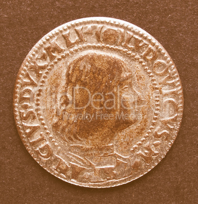 Roman coin vintage