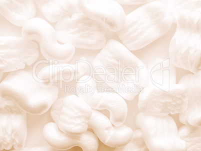 Expanded polystyrene beads vintage
