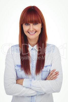 Portrait of a smiling hipster woman Portrait of a smiling hipster woman