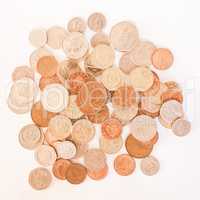 Pound coin vintage