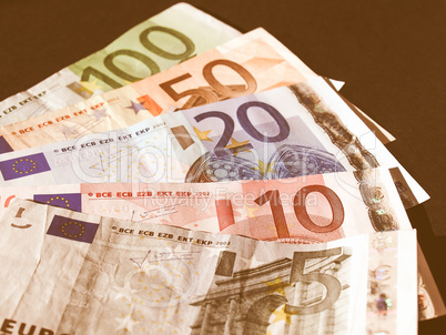 Euro note vintage