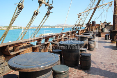 Old sailing boat