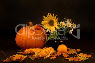 Still life with vegetables