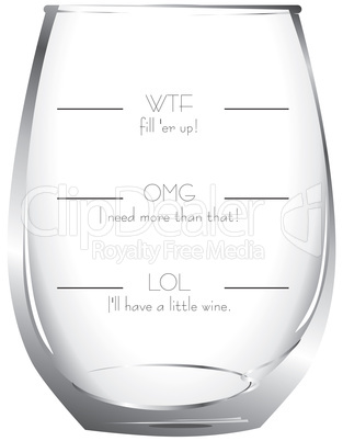 Glass for merry mood