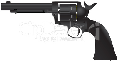 Revolver with a cylindrical drum