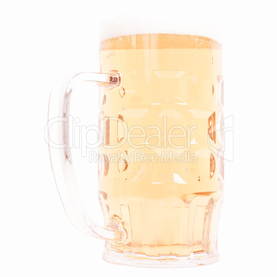 German beer glass vintage