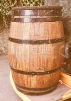 Retro looking Barrel cask