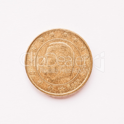 Belgian 10 cent coin vintage