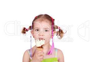 kid with ice cream