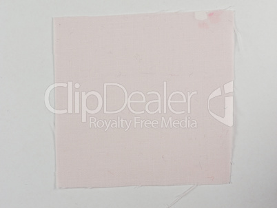 White fabric sample