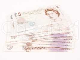 Pound note vintage