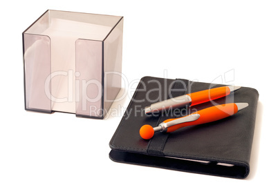 Two beautiful handles for the letter, a notebook and scratch pap