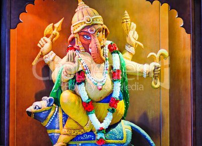 Statue of the Indian deity Ganesh.