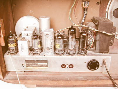Old AM radio tuner vintage