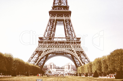 Tour Eiffel Paris vintage