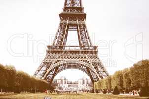 Tour Eiffel Paris vintage