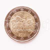 Finnish 2 Euro coin vintage