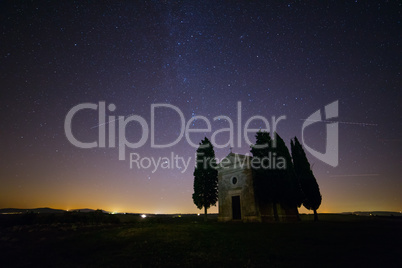 Starry Sky over Church