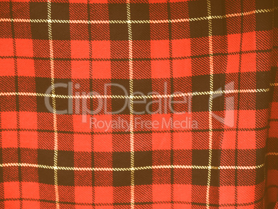 Retro looking Tartan picture