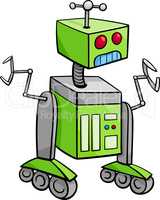 robot character cartoon illustration