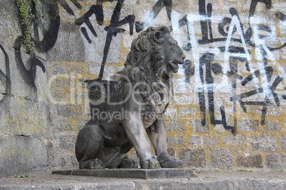 Sculpture of a lion