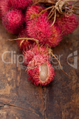 fresh rambutan fruits