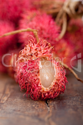 fresh rambutan fruits