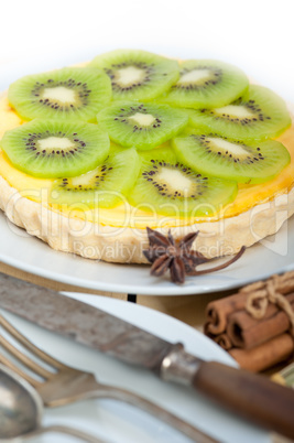 kiwi  pie tart and spices