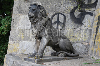 Sculpture of a lion