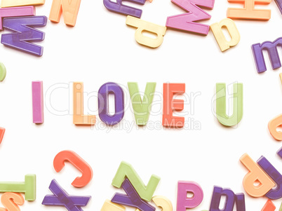 Letters vintage Letters vintage