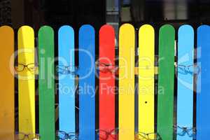 Colored fence