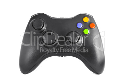 Gamepad from the game console isolated on a white background