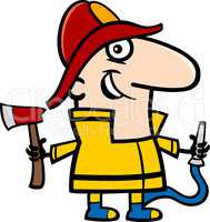fireman cartoon illustration
