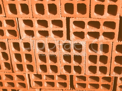 Bricks picture vintage