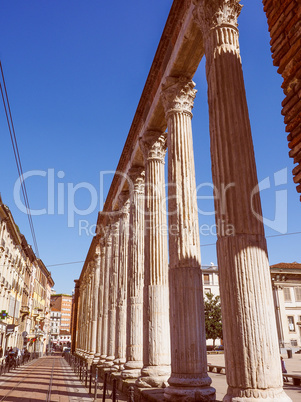 Retro look Colonne di San Lorenzo Milan