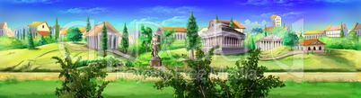 Ancient Rome panorama