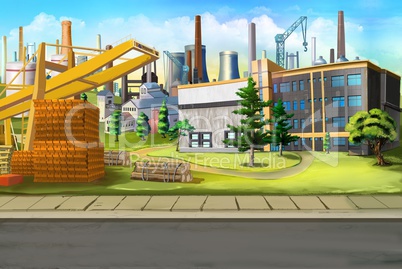 Industrial landscape.