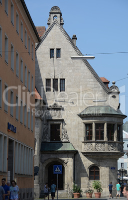 Am Alten Kornmarkt in Regensburg